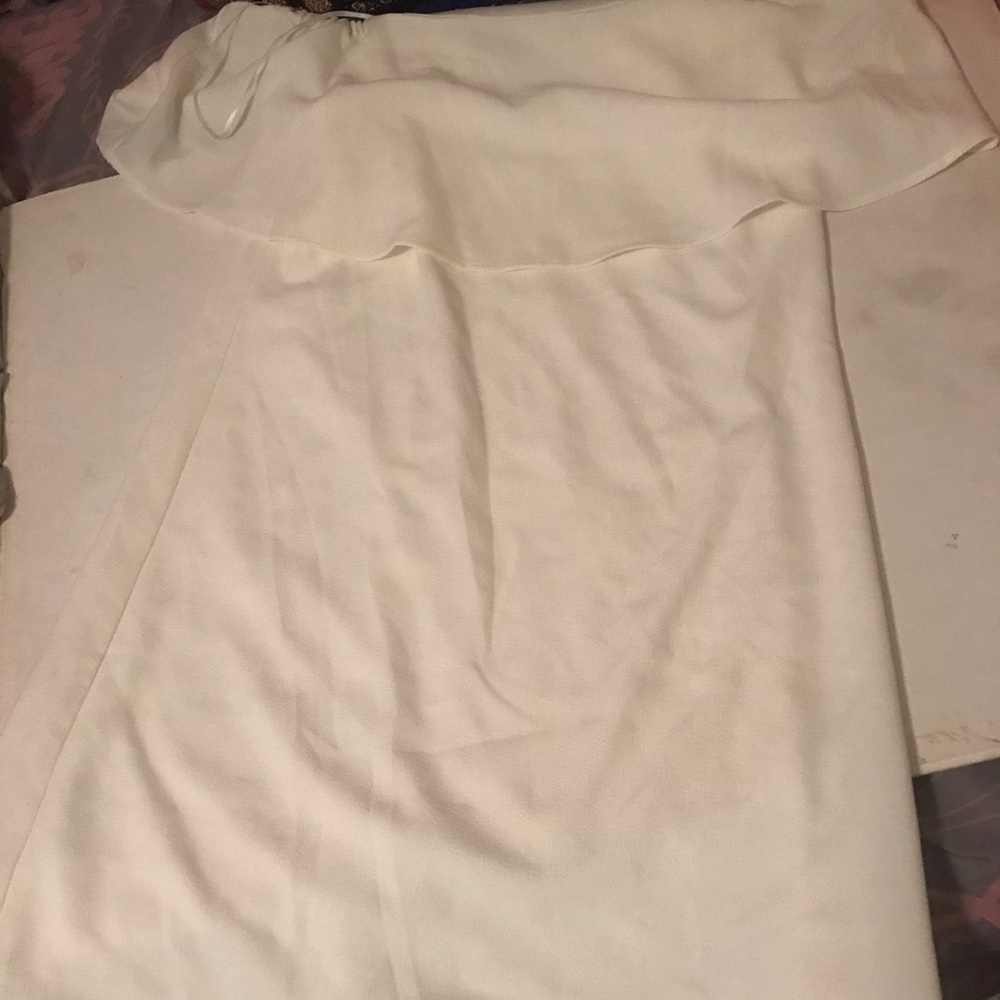 Flowy white dress